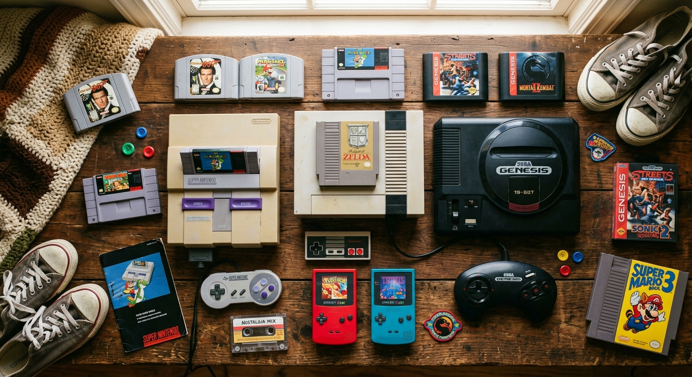 Vintage gaming-samlinger: Fra Commodore til moderne klassikere